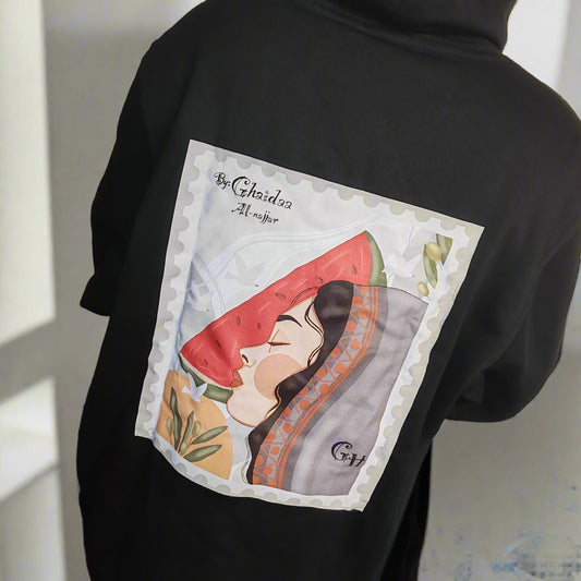 Gaza Beyond the Rubble – Ghaidaa Hoodie (Grey)