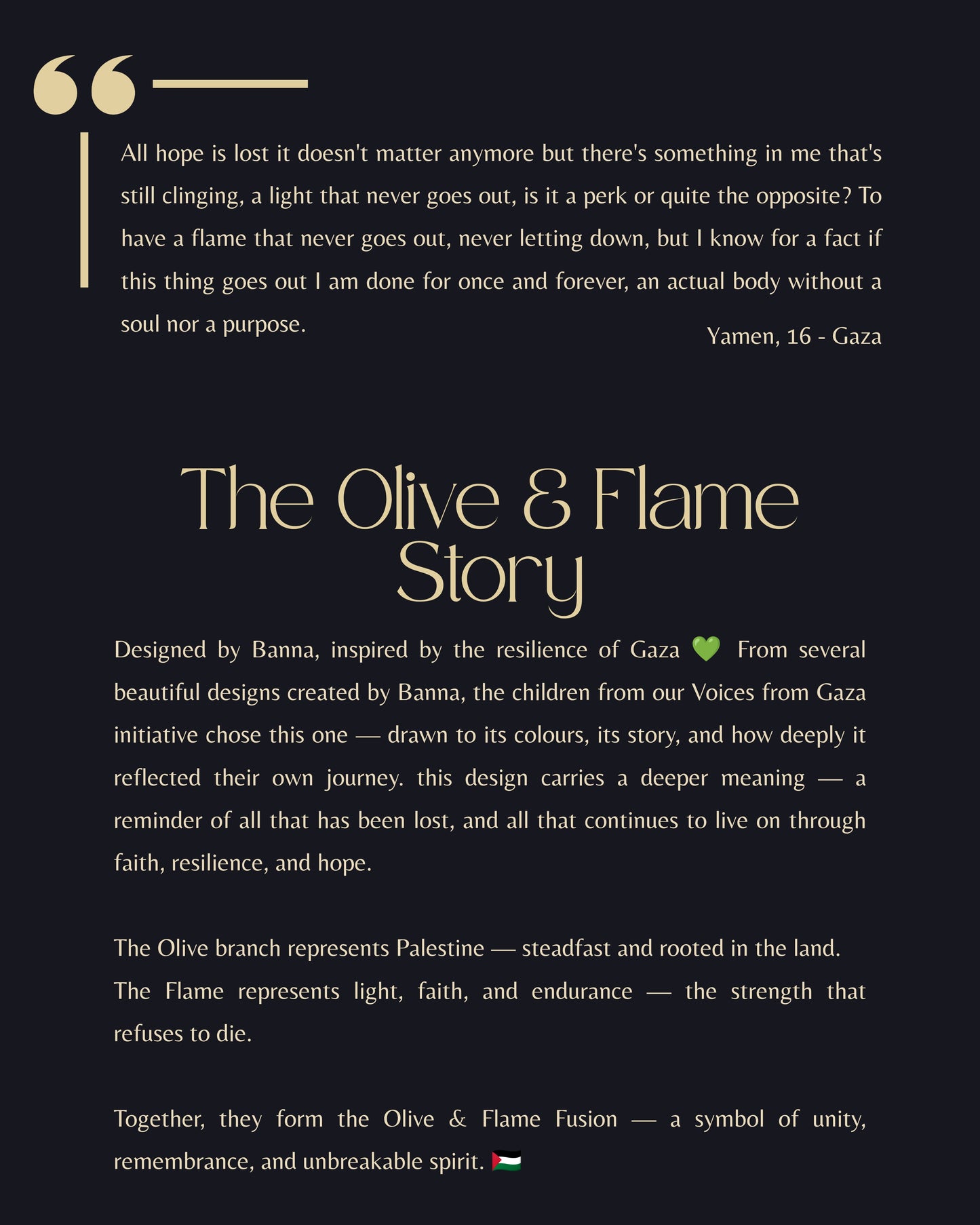 Olive & Flame Keyring